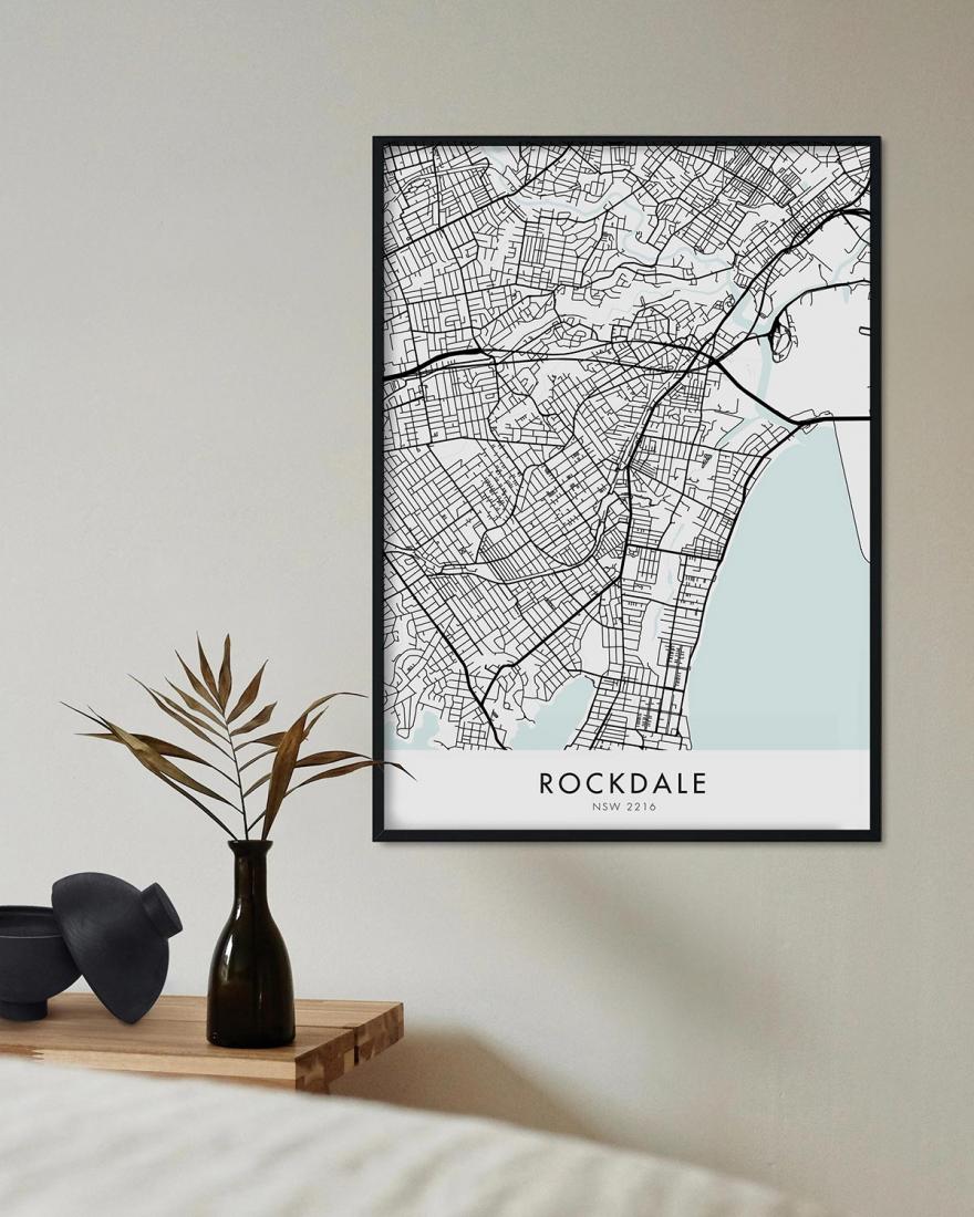 Sydney – Rockdale Map Print - Chelsea Chelsea