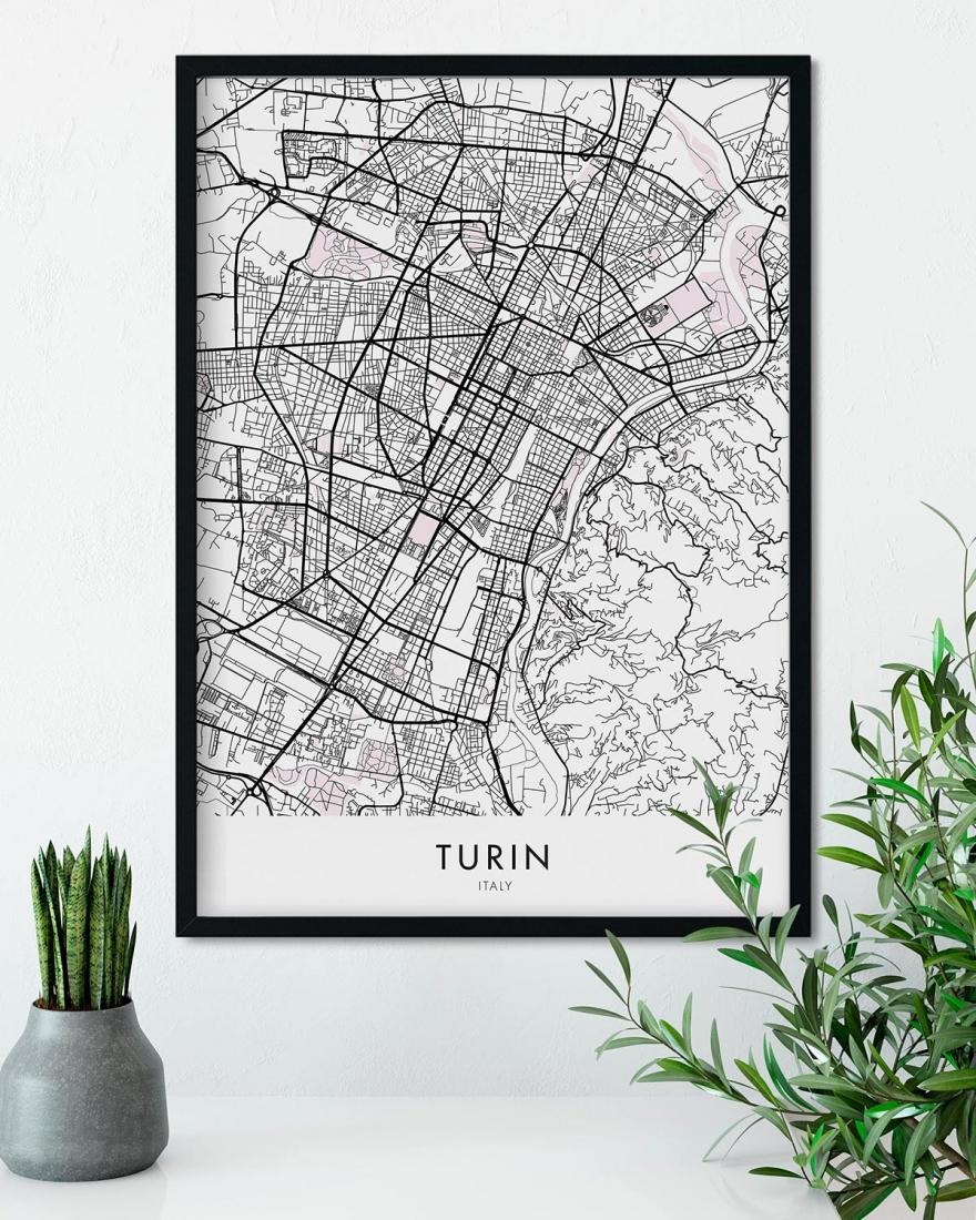 Turin Map Print - Chelsea Chelsea