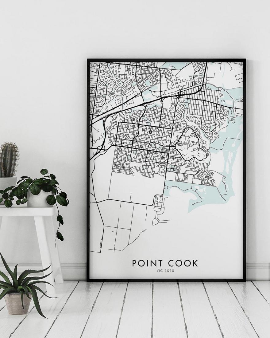 Melbourne – Point Cook Map Print - Chelsea Chelsea