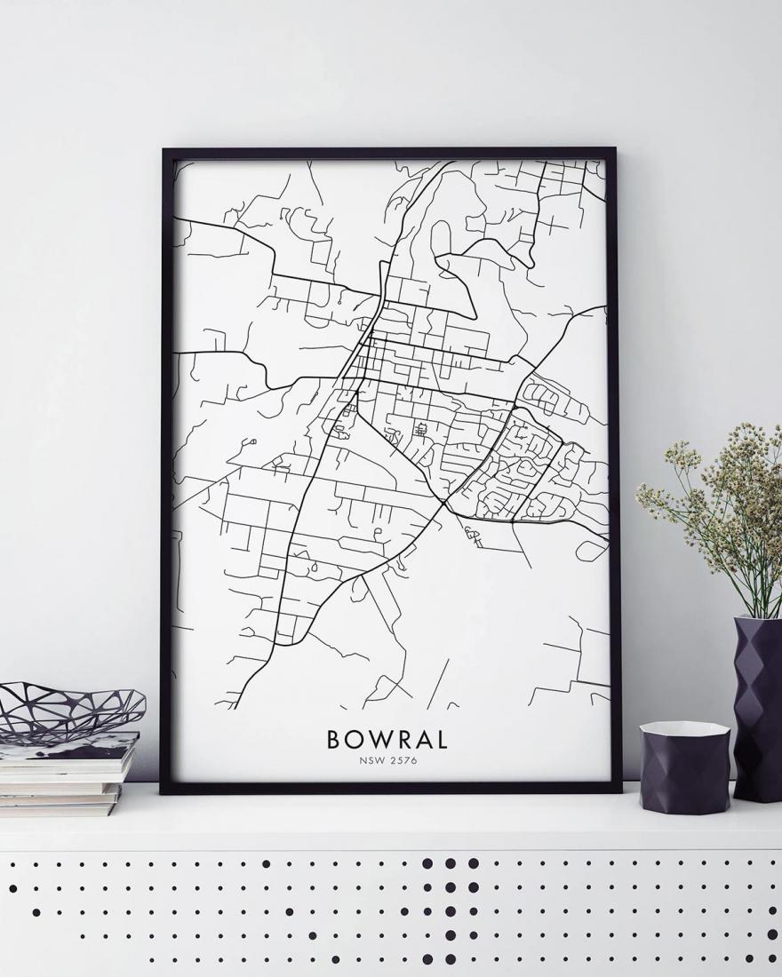 Bowral NSW Map Print | Chelsea Chelsea