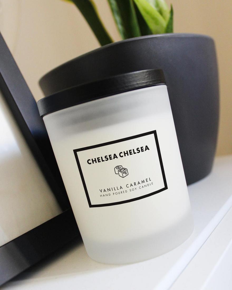 Candle Vanilla Caramel Chelsea Chelsea 8447